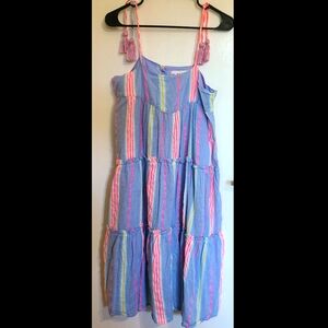 Striped Multicolor Summer Dress